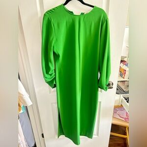 Beautiful Green midi dress from Zara in amazing condition